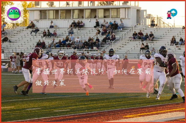掌握世界杯买球技巧，如何在赛前做好决策